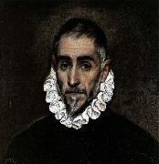 El Greco An Elderly Gentleman Spain oil painting artist